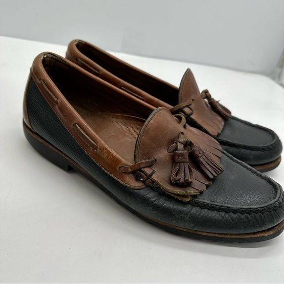 Allen Edmonds Shoes Mens 9 Nashua Tassel Loafers Casual Dress Shoe Formal Church - Picture 9 of 10